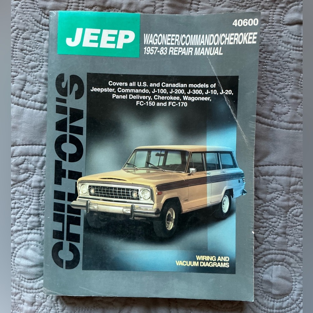 Chilton Jeep Wagoneer/Commando/Cherokee 1957-1983 Repair Manual
